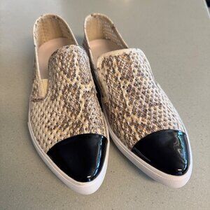 Jibs Slim Cap Slip On Python Womens Shoes Size 9